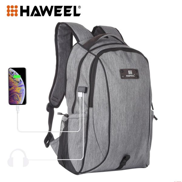 HAWEEL USB Charging Male Backpack