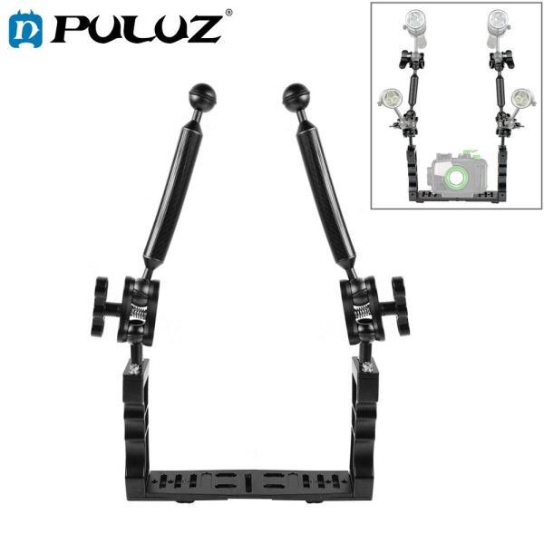 PULUZ Dual Handle Aluminium Diving Tray Stabilizer
