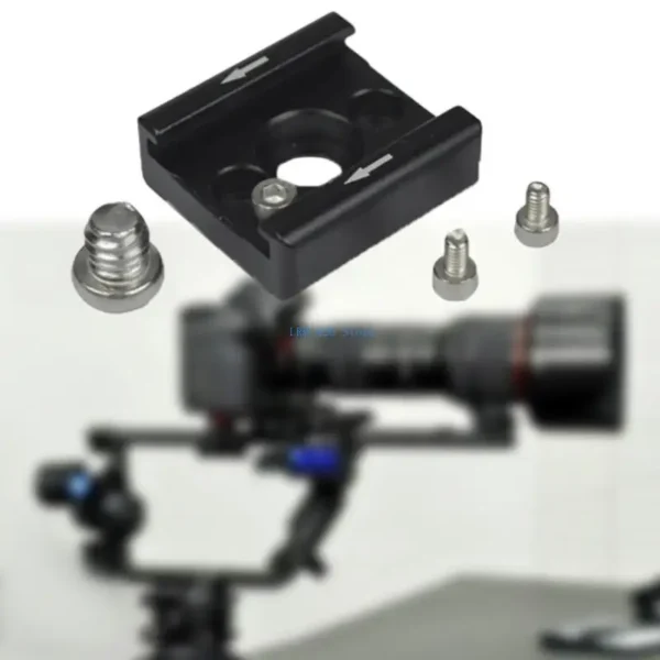 41QA Multi Device Compatibility Cold Shoe Platform Adapter Base for Creative Photos